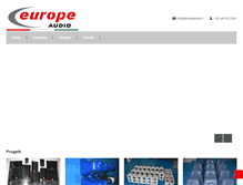 Tablet Screenshot of europeaudio.it